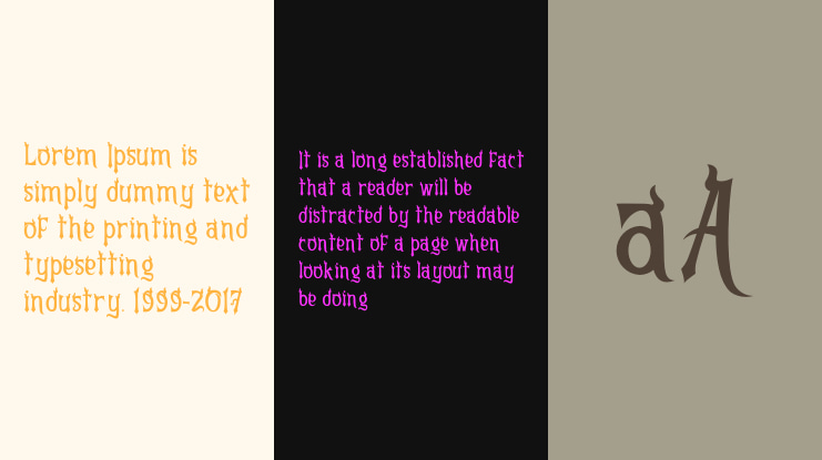 Ruin Themed Font