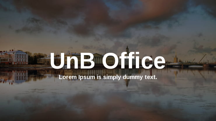 UnB Office Font Family