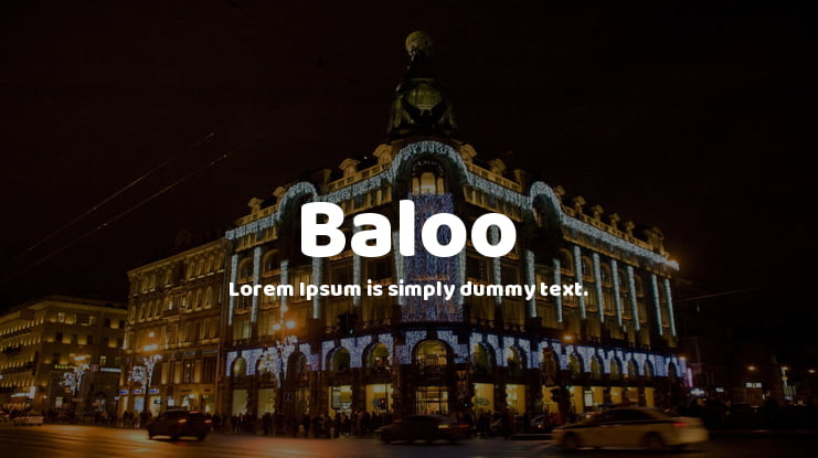 Baloo Font Family