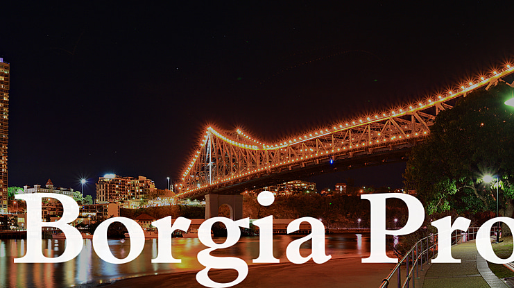 Borgia Pro Font Family