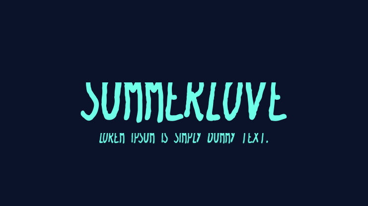 SummerLove Font
