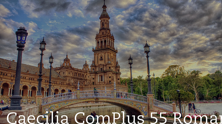 Caecilia ComPlus 55 Roman Font