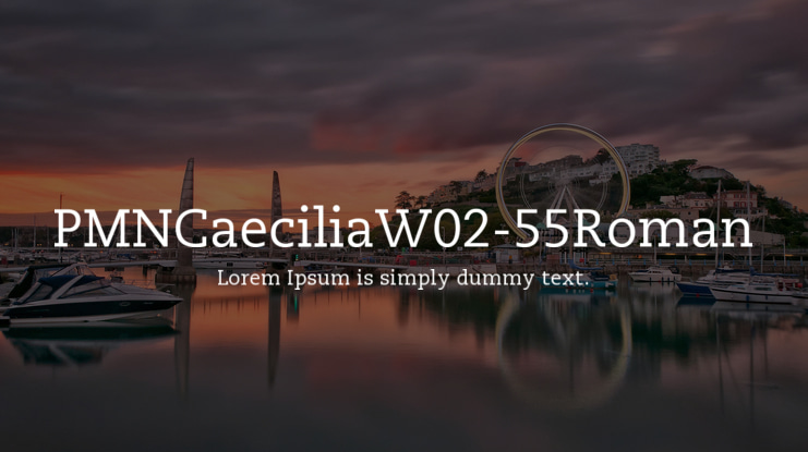 PMNCaeciliaW02-55Roman Font