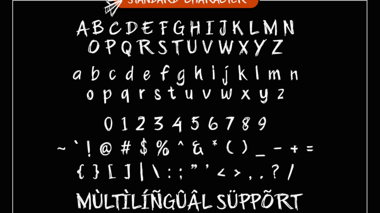 Aleho Scribble Handwritting Scribble Font