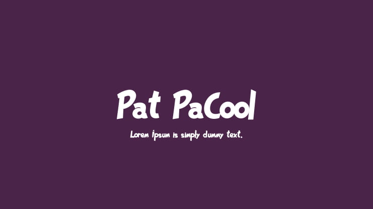 Pat PaCool Font