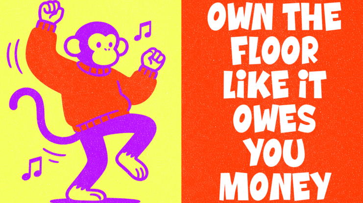 Monkey Dancing Font