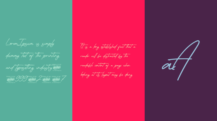 Mountain Signature Font