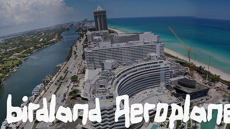 Birdland Aeroplane Font Family