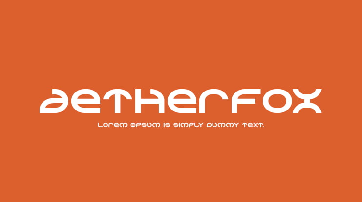 Aetherfox Font Family