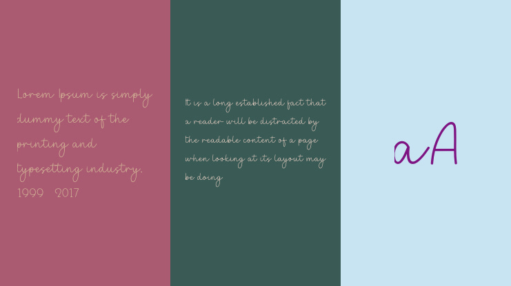 Natural Handwriting Font