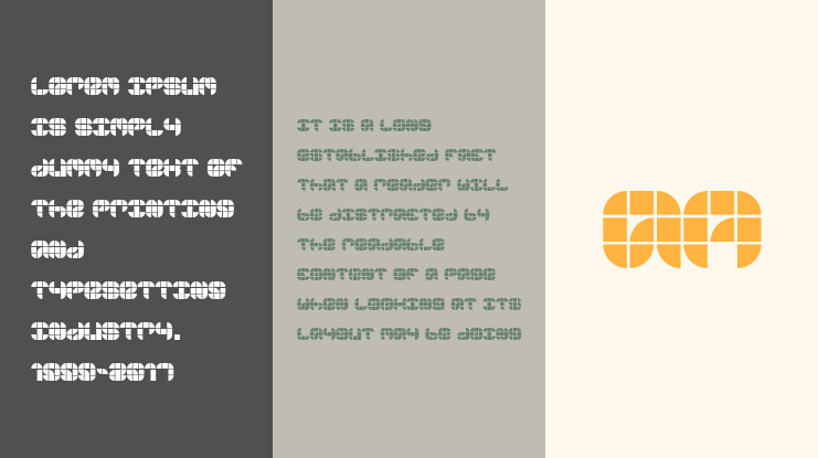 Box Face Font