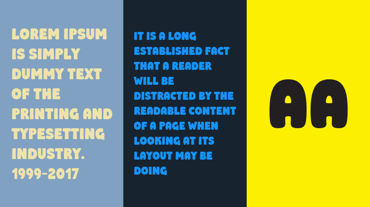 Hello Chunky Font