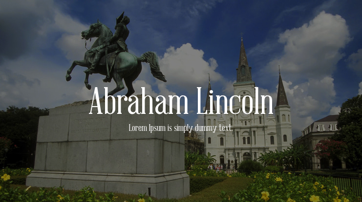Abraham Lincoln Font