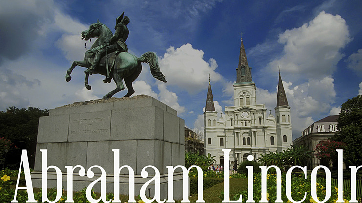 Abraham Lincoln Font