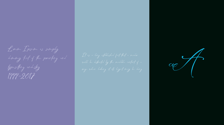 Amanda Signature Fancy Cursive Font