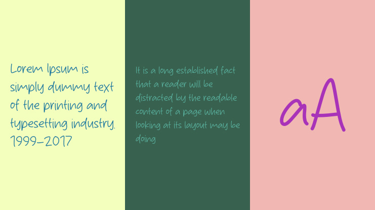 Pretty Daily Font