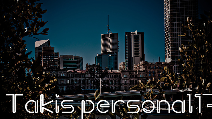 Takis personal17 Font