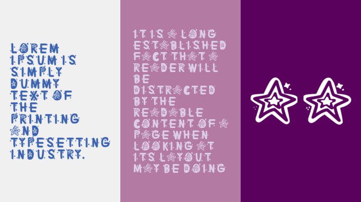 Sparkles And Trippies Font