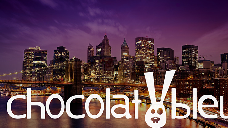 Chocolat Bleu Font