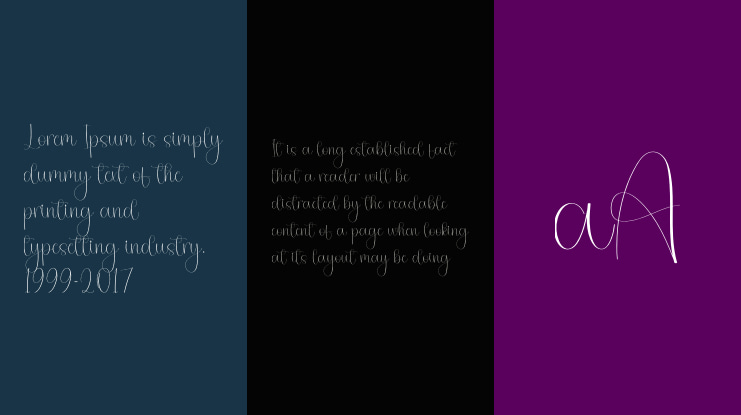 Background Luxury Font