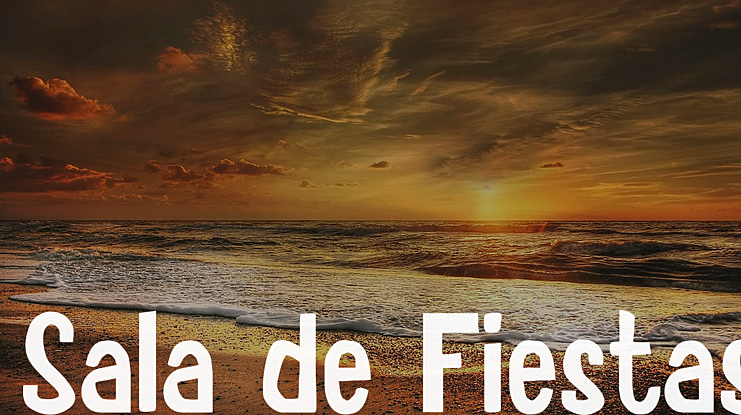 Sala de Fiestas Font Family