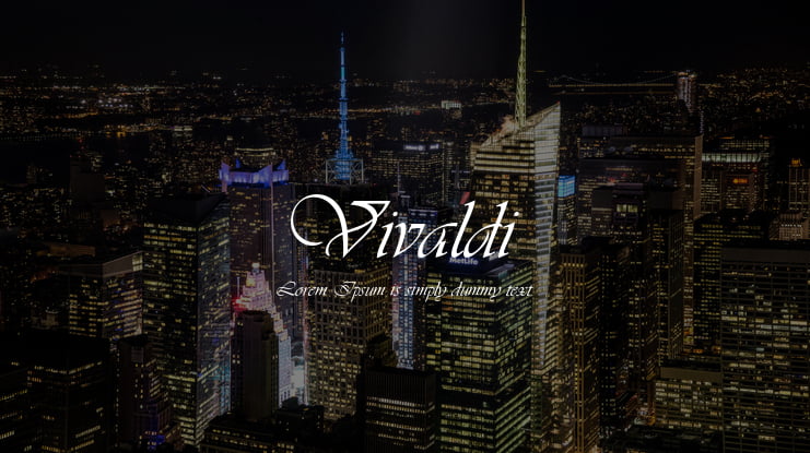 Vivaldi Font