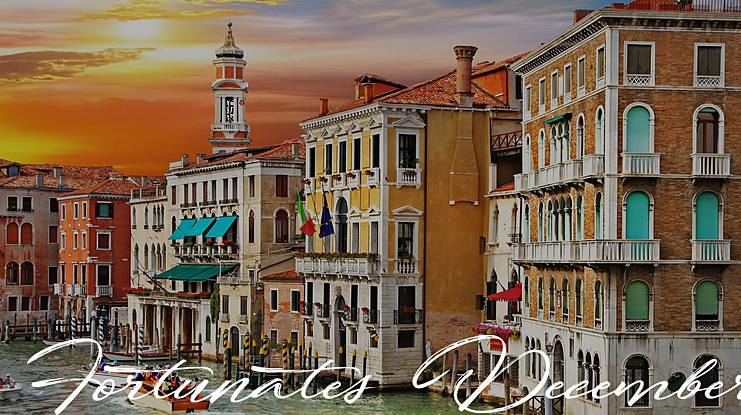 Fortunates December Font