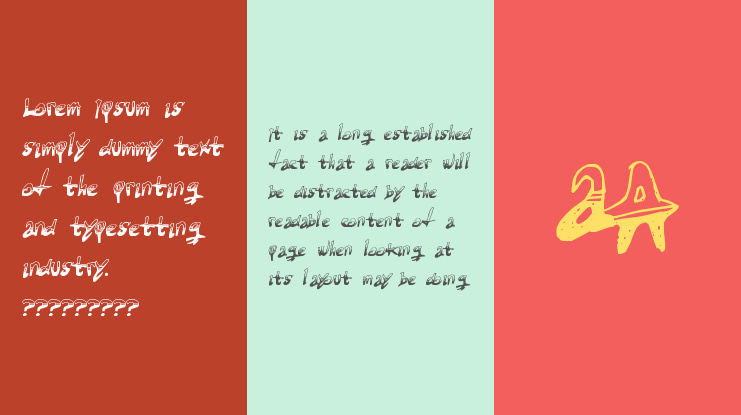 Tired Terrorist Font