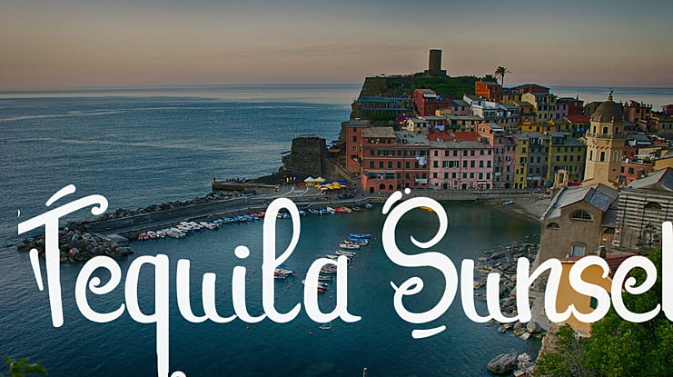 Tequila Sunset Font
