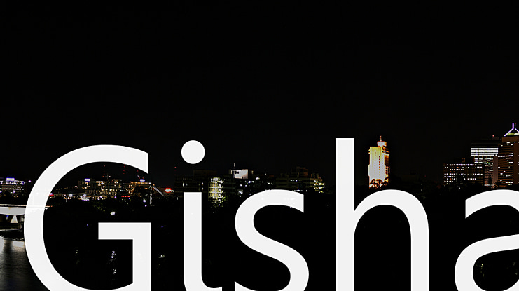 Gisha Font