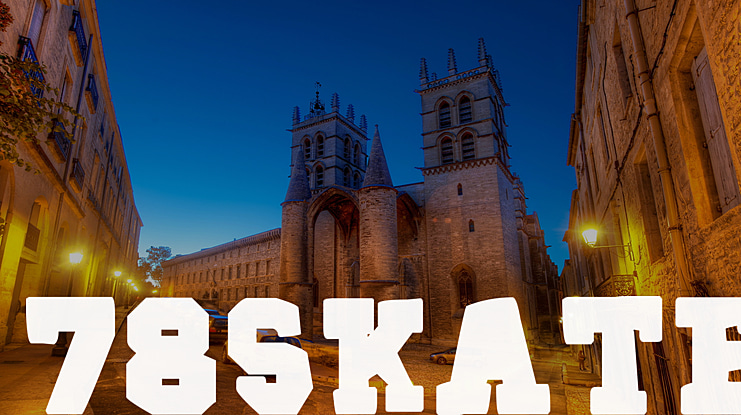 78 Skate Font Family