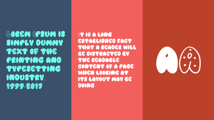 Melted Donuts Font