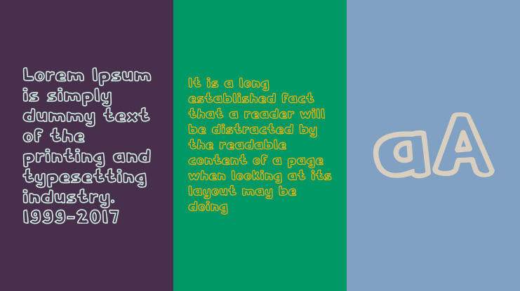 Hollow Font