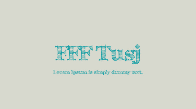 FFF Tusj Font