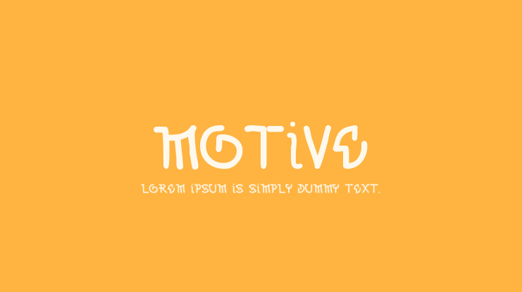 Motive Font
