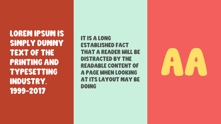 Chunky Playful Font