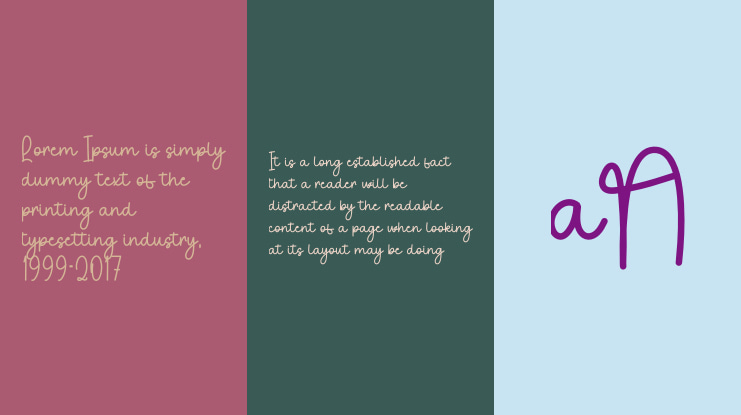 School Handmade Font