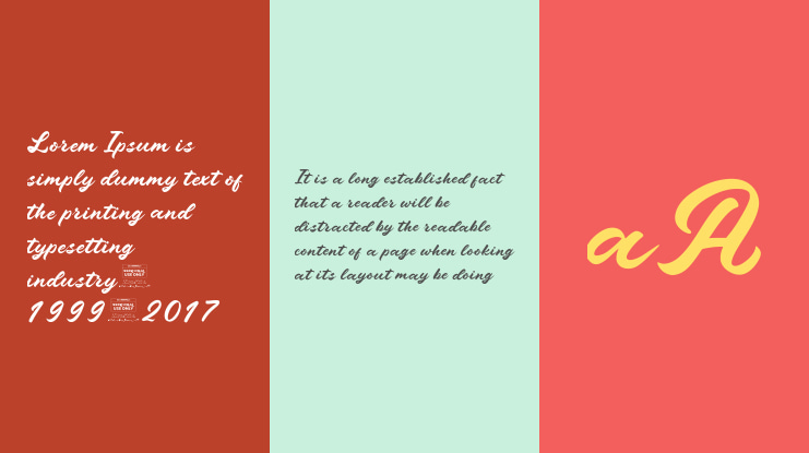 Sunday Dream Swell - Non Commercial Use Font