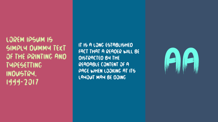 Simple Brush Font