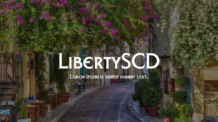 LibertySCD Font
