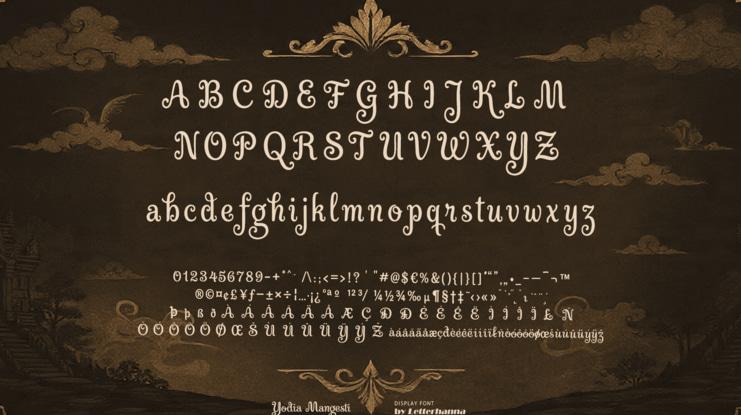 Yodia Mangesti Free Font