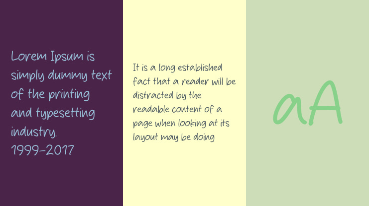 Contour Line Font