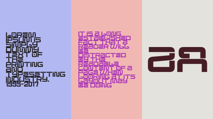 Mega Binory Font