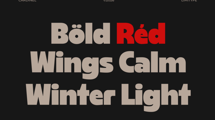 Cardinel Bold Font