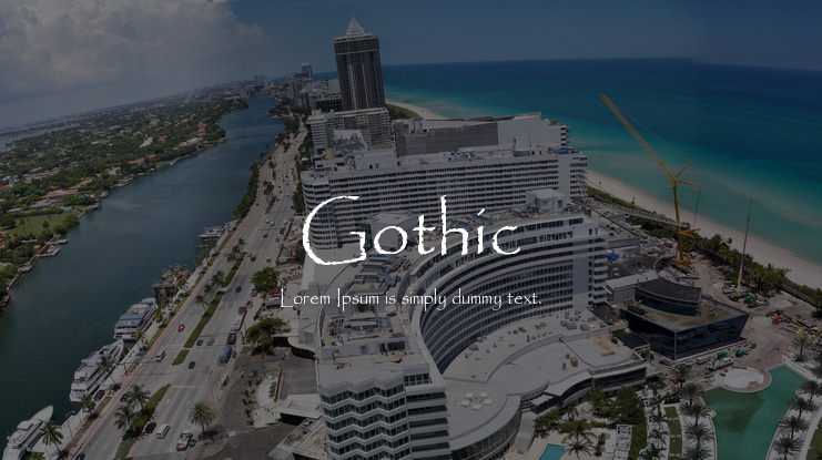 Gothic Font