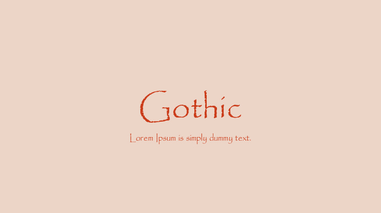 Gothic Font