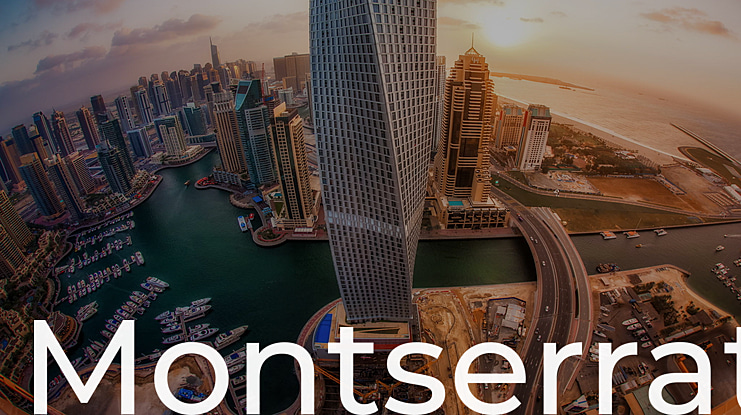 Montserrat Font Family