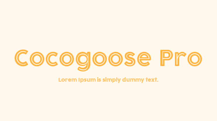 Cocogoose Pro Font Family