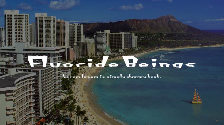 Fluoride Beings Font