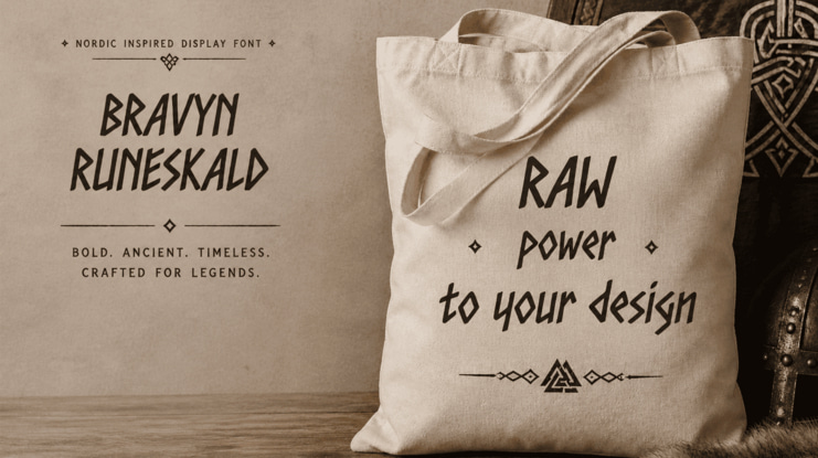 Bravyn Runeskald Free Font